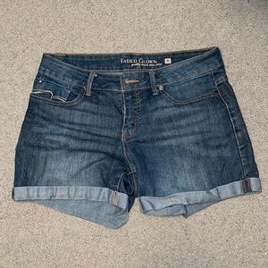 Faded Glory Jean cuffed shorts